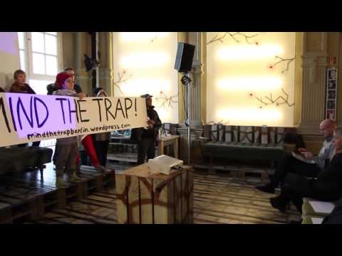 Intervention am Deutschen Theater: MIND THE TRAP 9.1.2014